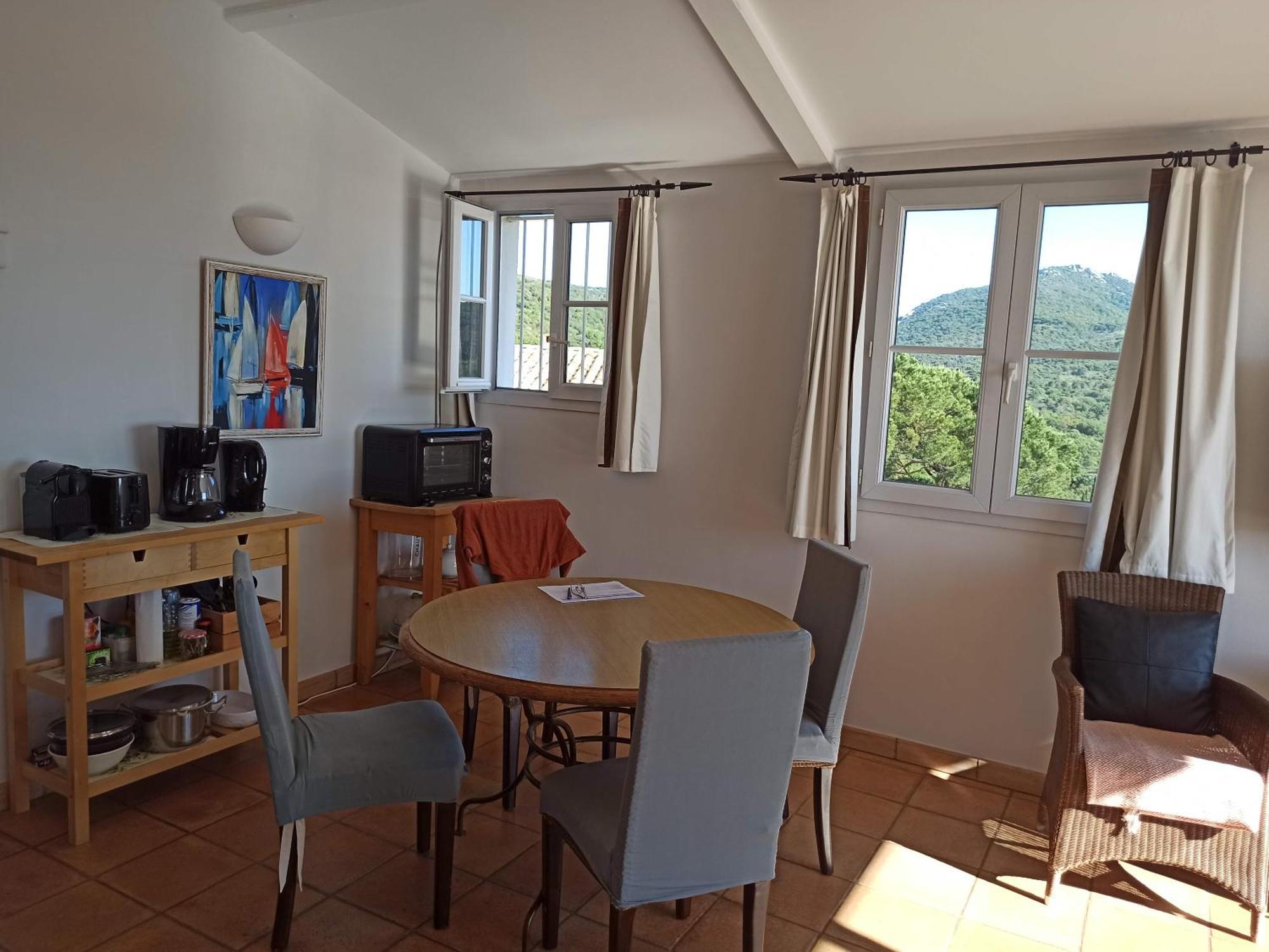 شقة Les Restanques, Bastides Vue Golfe Saint Tropez غريمو المظهر الخارجي الصورة