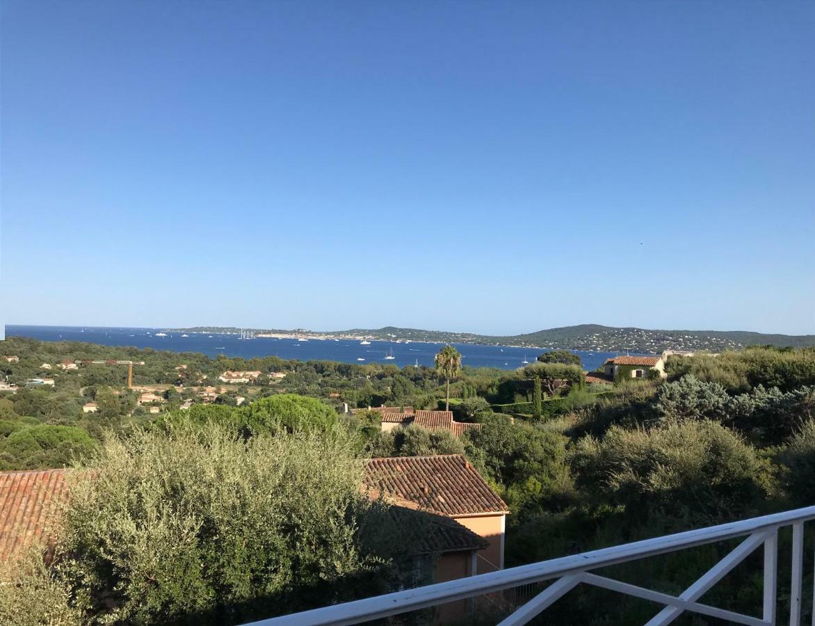 شقة Les Restanques, Bastides Vue Golfe Saint Tropez غريمو المظهر الخارجي الصورة