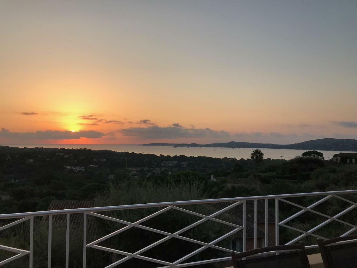 شقة Les Restanques, Bastides Vue Golfe Saint Tropez غريمو المظهر الخارجي الصورة
